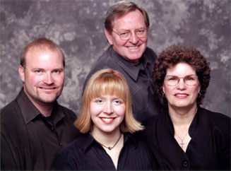 A portrait of The Melton Family Singers